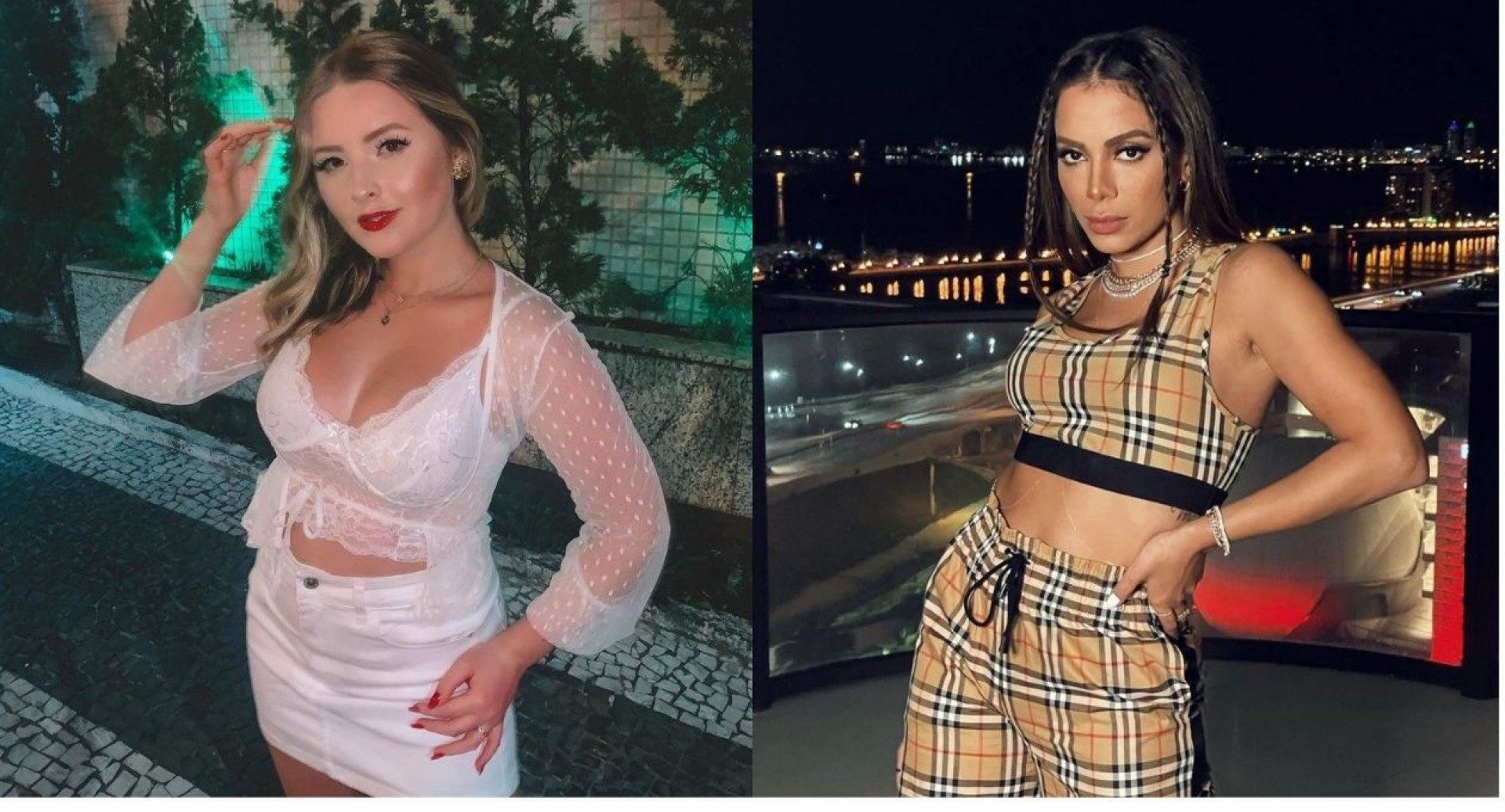 Morgana Santana e Anitta - Reprodução/Montagem