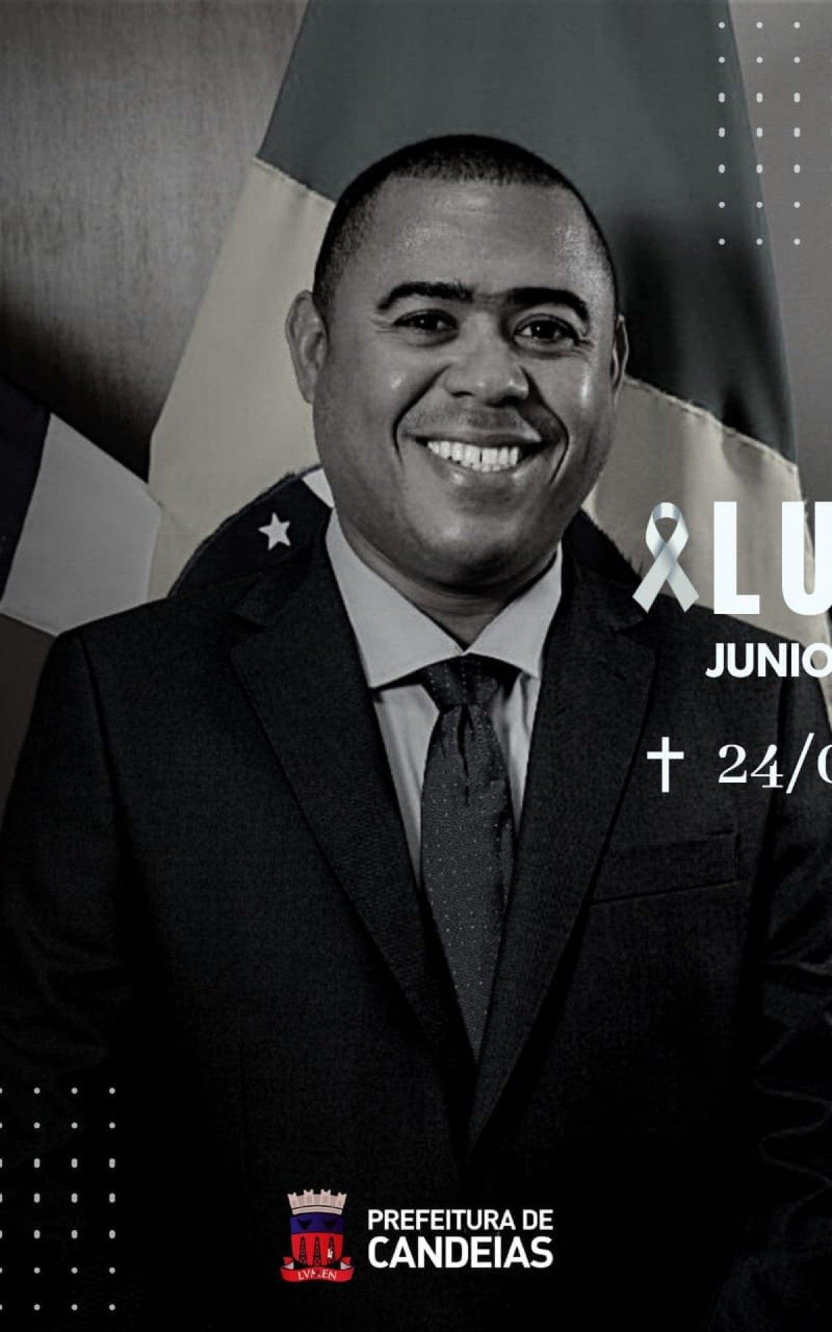 A Prefeitura de Candeias decretou luto oficial de três dias pelo falecimento do parlamentar - Divulgação/Prefeitura de Candeias