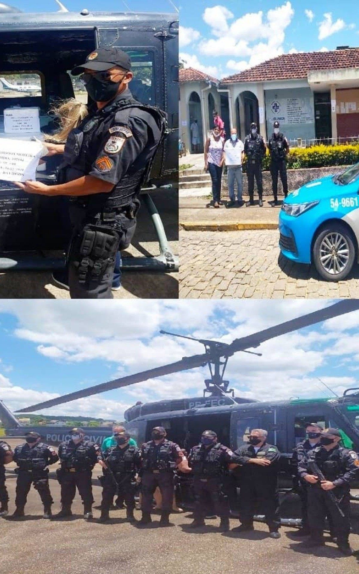 29º BPM realizou a escolta das vacinas contra o novo coronavírus.