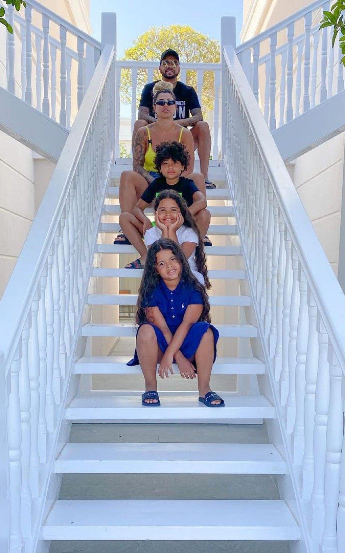 Dani Souza e a família