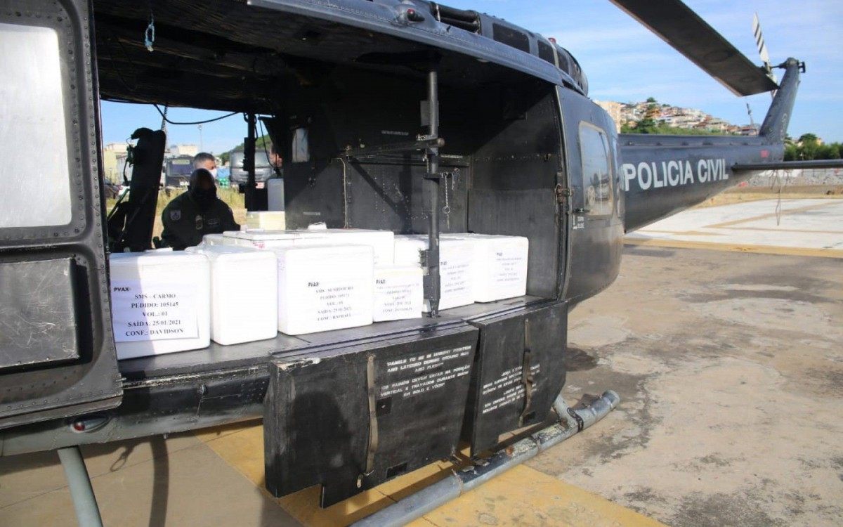 Governo entrega vacina de Oxford/AstraZeneca para os 92 municípios - Foto: Divulgação 