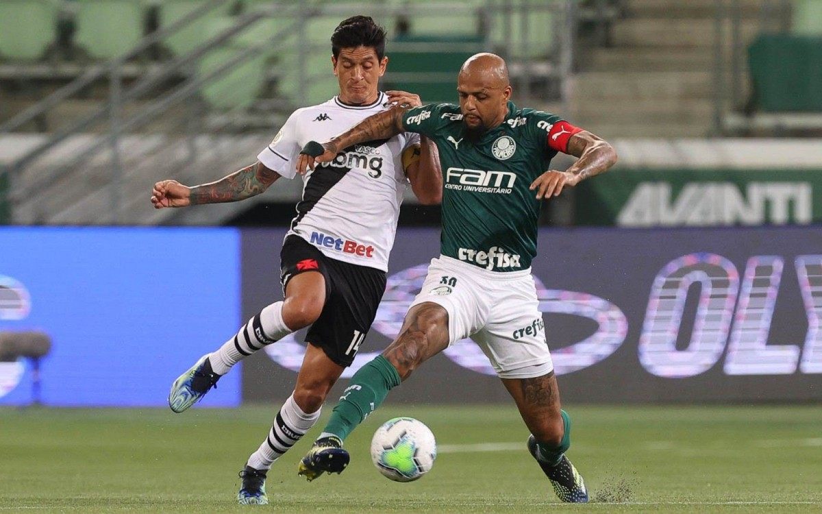 Vasco empatou com o Palmeiras - C&eacute;sar Greco/Palmeiras