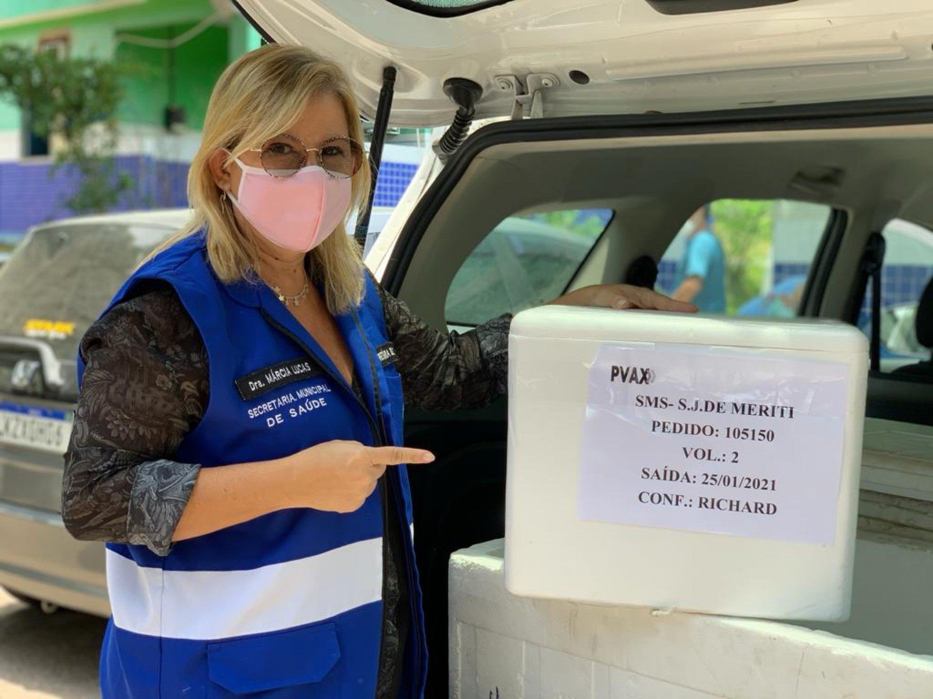 Ao todo, 4.750 doses da vacina Oxford-AstraZeneca/Fiocruz foram enviadas pelo Governo do Estado para S&atilde;o Jo&atilde;o de Meriti  - Divulga&ccedil;&atilde;o/ PMSJM