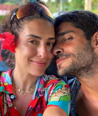 Fernanda Paes Leme e o namorado - reprodução do instagram