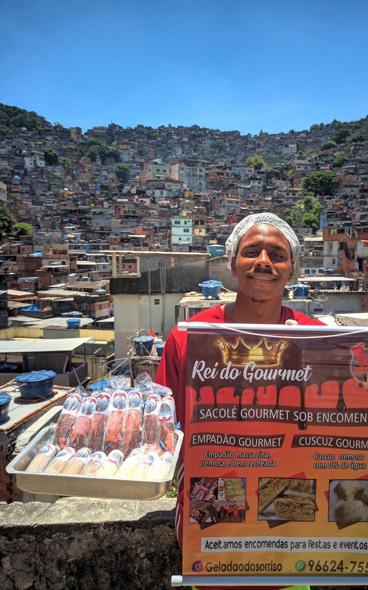 Gelad&atilde;o do Sorriso &eacute; famoso na Rocinha - Arquivo Pessoal