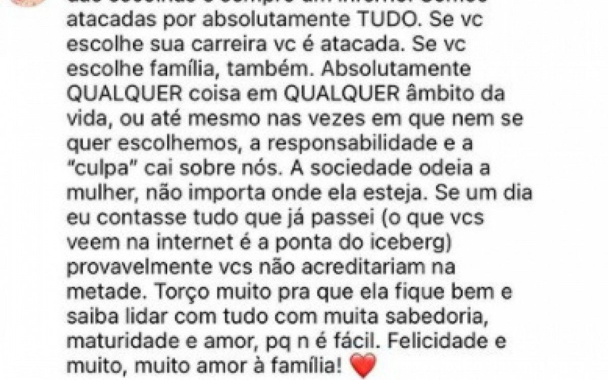 Post de Luísa Sonza