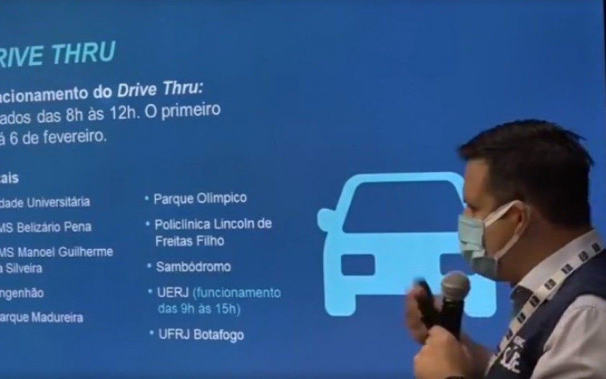 Prefeitura apresenta pontos de drive-thru para vacinação