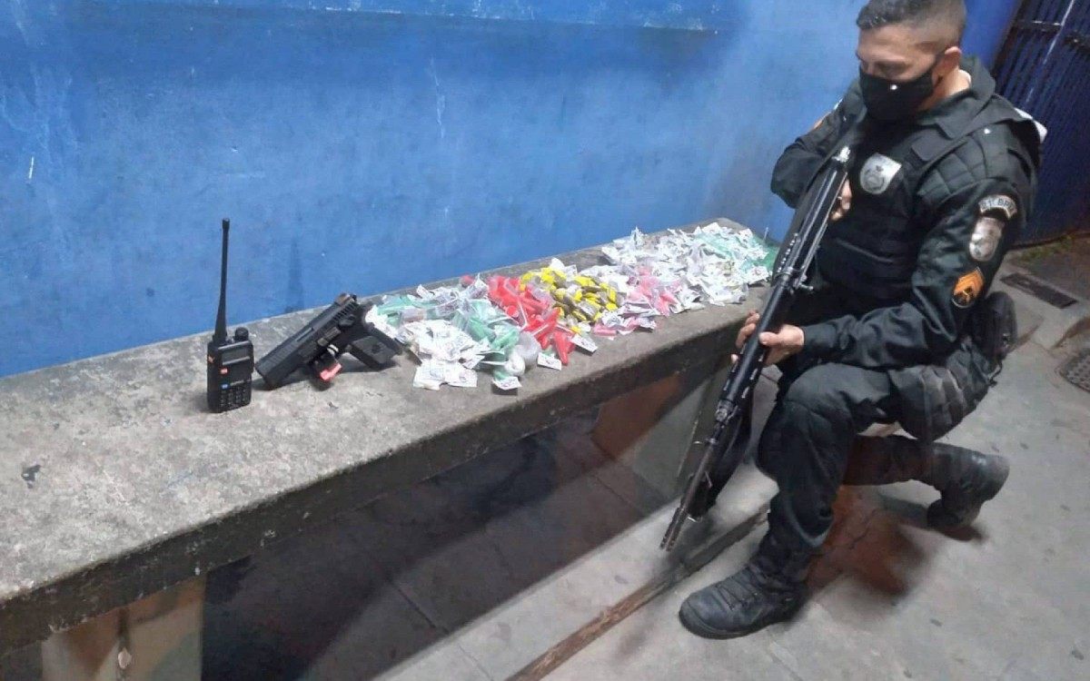 A ocorrência foi conduzida para Delegacia de Homicídios da Baixada Fluminense (DHBF).  - Divulgação/ 21º BPM