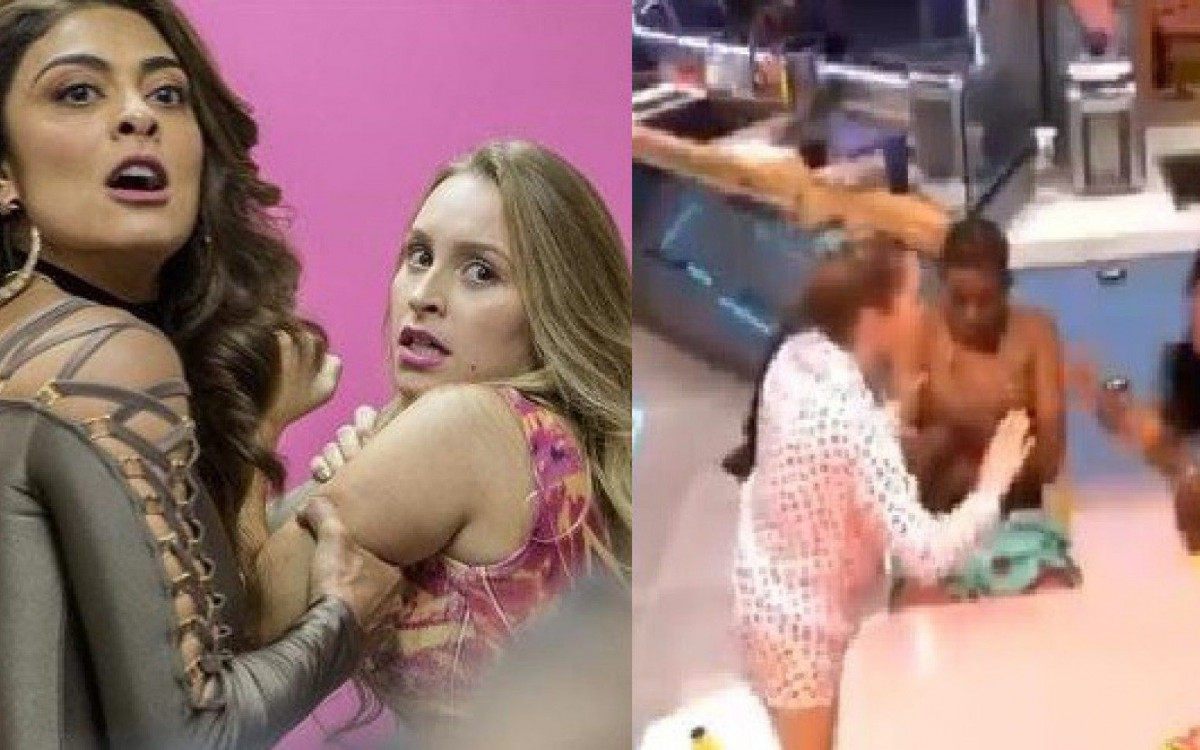 Bibi e Carine de 'A Força do Querer' e a discussão entre Lumena e Carla Diaz - Reprodução/Montagem