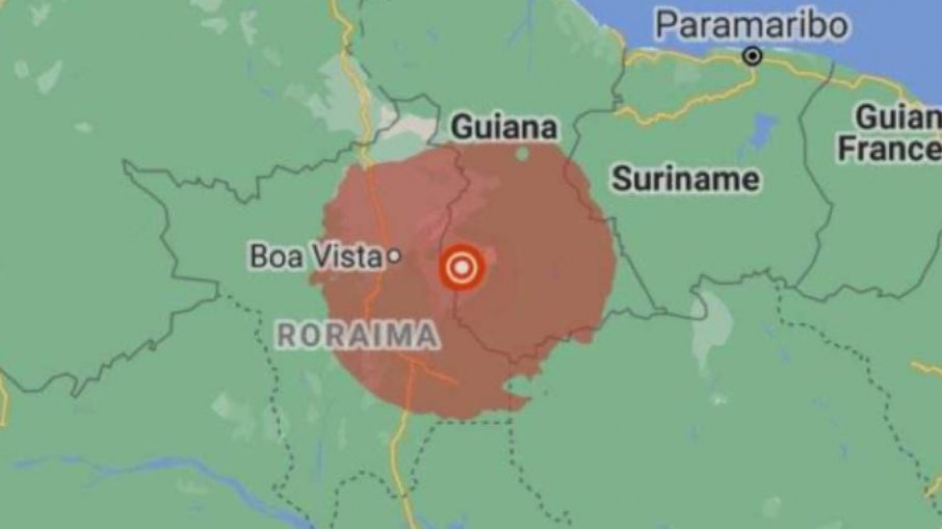  Terremoto registrado na Guiana &eacute; sentido na Regi&atilde;o Norte do Brasil