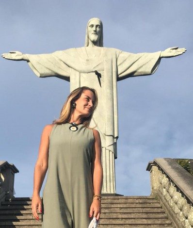 Uma Das Maiores Emocoes Da Minha Carreira Revela Fernanda Graell Apos Subir Nos Bracos Do Cristo Redentor Televisao O Dia