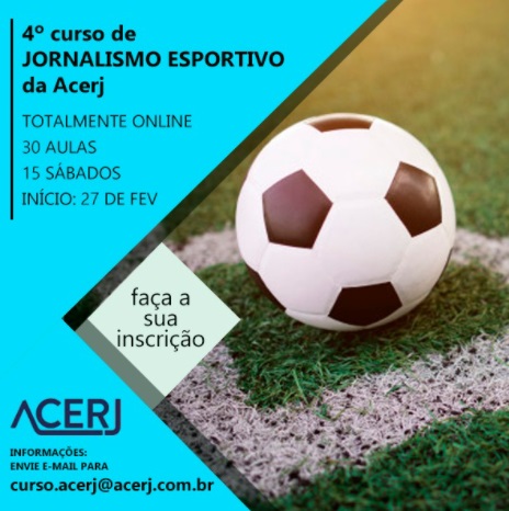 ACERJ promove curso de jornalismo esportivo - Reprodução