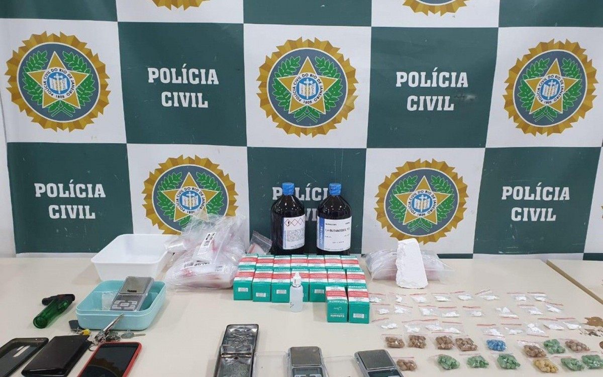 Polícia Civil desarticula quadrilha que fazia tráfico delivery na Zona Sul do Rio - Divulgação/ Polícia Civil