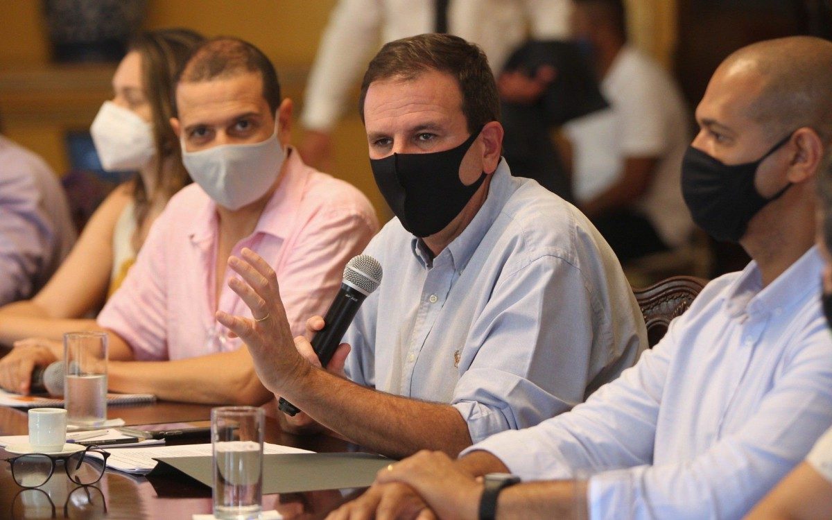 Prefeito Eduardo Paes apresenta edital de cultura do Carnaval - Estefan Radovicz / Agencia O Dia