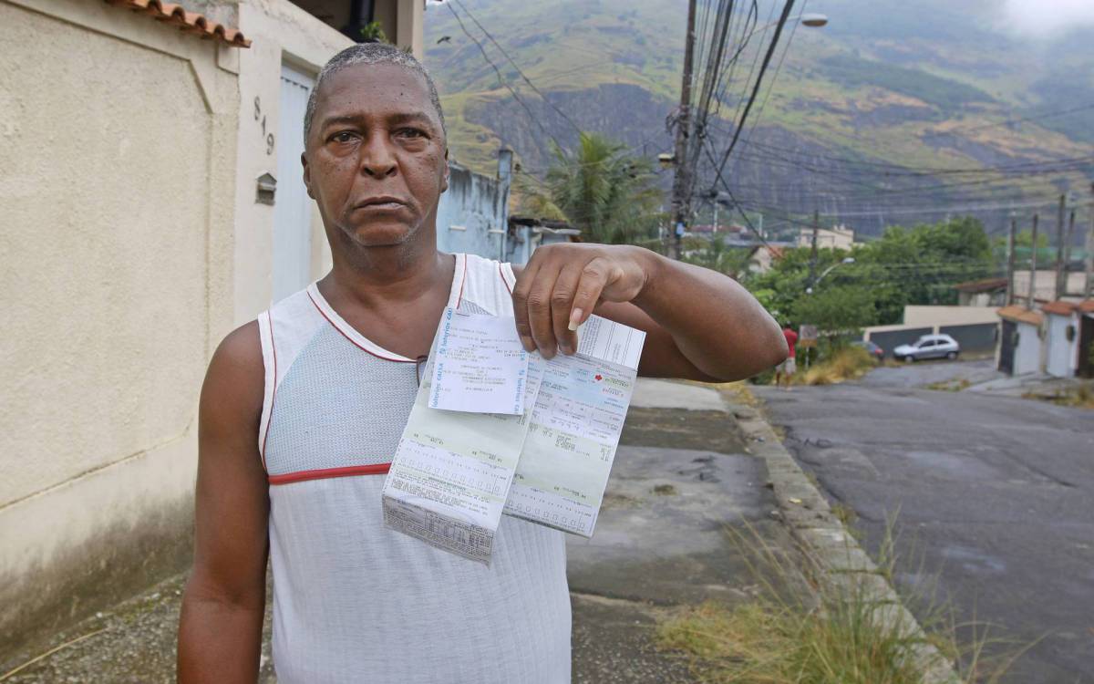 M&aacute;rio Jorge Rodrigues, morador do Encantado, Zona Norte - Reginaldo Pimenta / Agencia O Dia