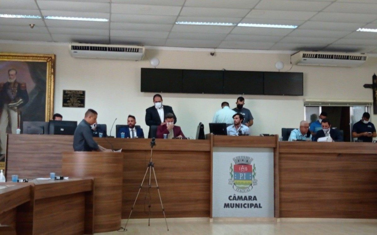 Plenário da Câmara no dia 4 de fevereiro: aprovação da lei foi unânime, mas prefeito ainda pode vetar - Divulgação - CMI