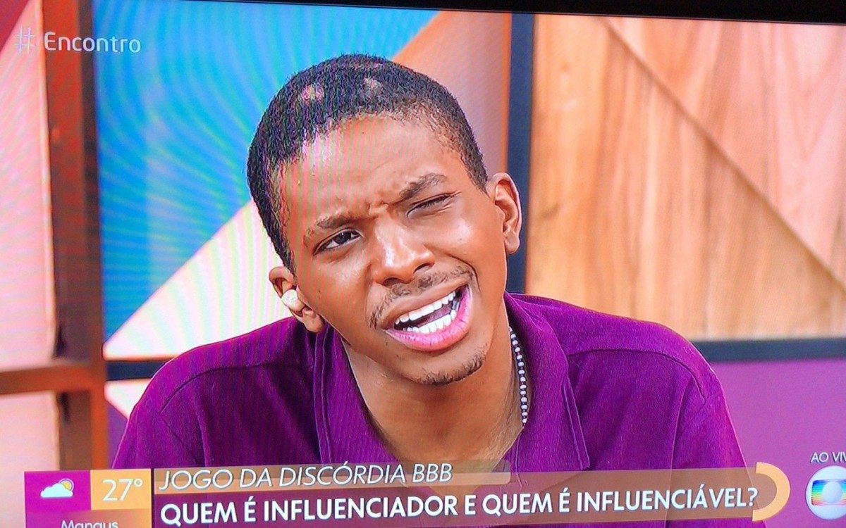 Lucas Penteado participa do 'Encontro'