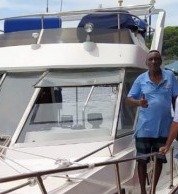 Guilherme Ambrósio de Oliveira Nascimento, de 71 anos, era comandante da embarcação
