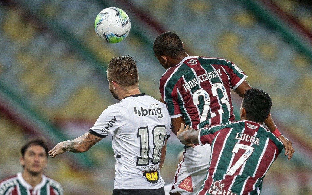 Rio de Janeiro - 10/02/2021 - Maracanã..Fluminense enfrenta o Atlético-MG esta noite no Maracanã pela 35ª rodada do Campeonato Brasileiro 2020..FOTO: LUCAS MERÇON / FLUMINENSE F.C....IMPORTANTE: Imagem destinada a uso institucional e divulgação, seu.uso comercial está vetado incondicionalmente por seu autor e o.Fluminense Football Club.É obrigatório mencionar o nome do autor ou.usar a imagem....IMPORTANT: Image intended for institutional use and distribution..Commercial use is prohibited unconditionally by its author and.Fluminense Football Club. It is mandatory to mention the name of the.author or use the image....IMPORTANTE: Imágen para uso solamente institucional y distribuición. El.uso comercial es prohibido por su autor y por el Fluminense Football.Club. És mandatório mencionar el nombre del autor ao usar el imágen. - Lucas Mercon