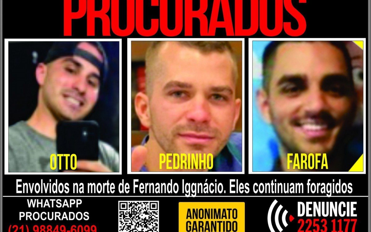 O Portal dos Procurados pede informações sobre policial reformado que estaria envolvido na morte de Fernando Iggnácio