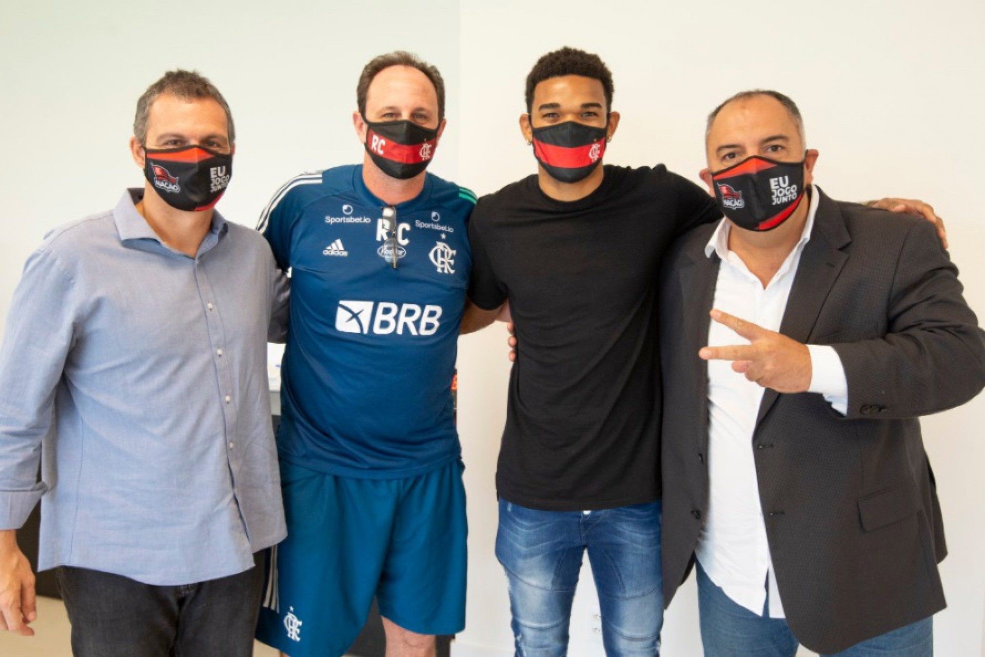 Bruno Viana chegou ao Flamengo - Alexandre Vidal/CRF