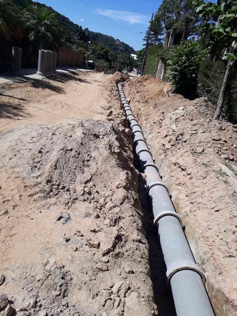 Obras de infraestrutura são realizadas em alguns bairros de Paty - Divulgação