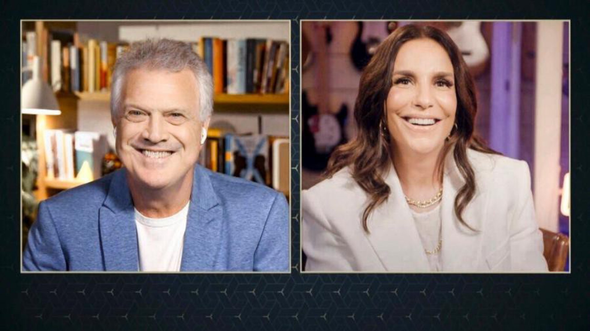 Pedro Bial e Ivete Sangalo - Reprodu&ccedil;&atilde;o