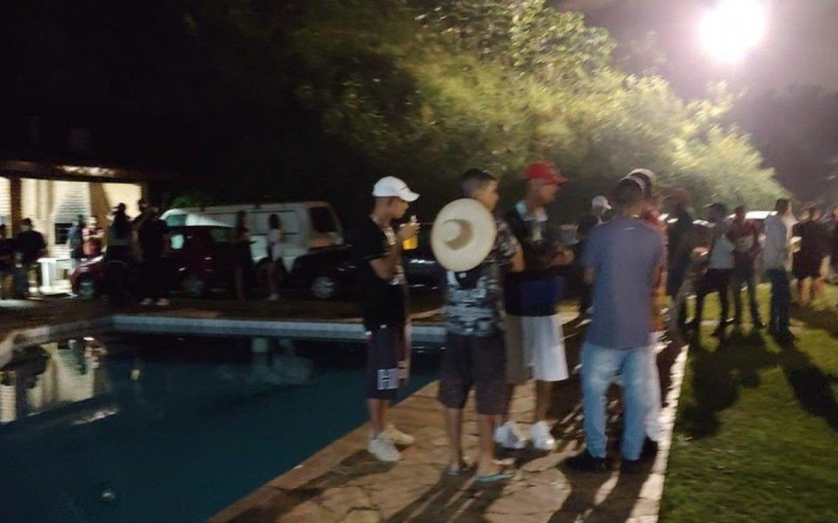 Em Sorocaba, a GCM interditou uma festa clandestina - Divulgação/Guarda Municipal 