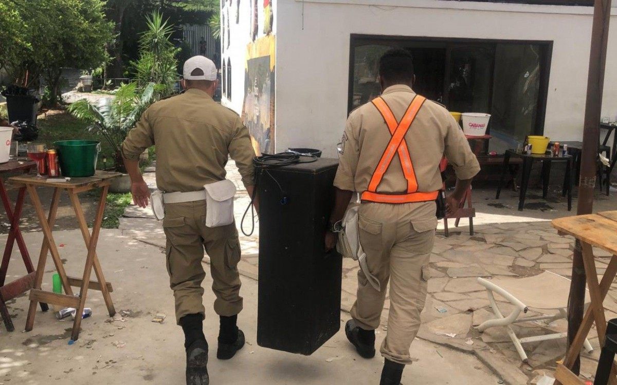 Prefeitura fiscaliza e interdita eventos clandestinos na Zona Oeste - Divulgação Seop / Prefeitura do Rio
