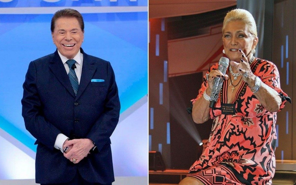 Silvio Santos e Hebe Camargo