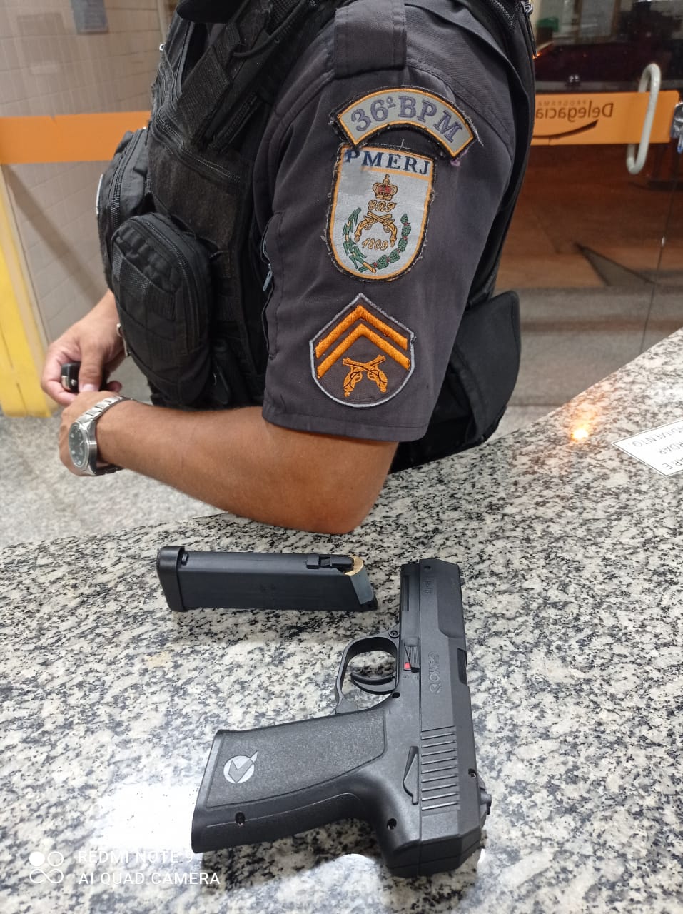O caso foi apresentado à 142ª DP onde foi registrado como fato atípico. - Foto: divulgação
