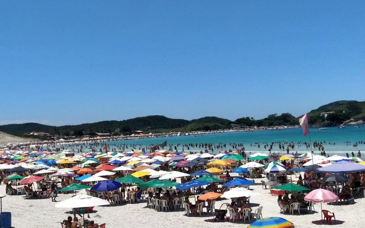 Temperatura na casa dos 30º e ninguém de máscara 