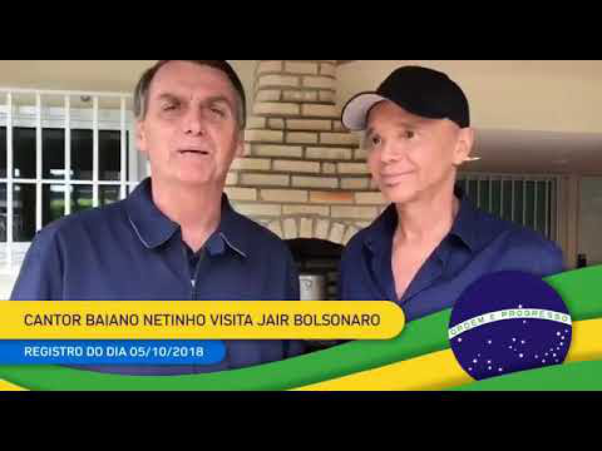 Netinho é apoiador de Jair Bolsonaro - Reprodução Internet