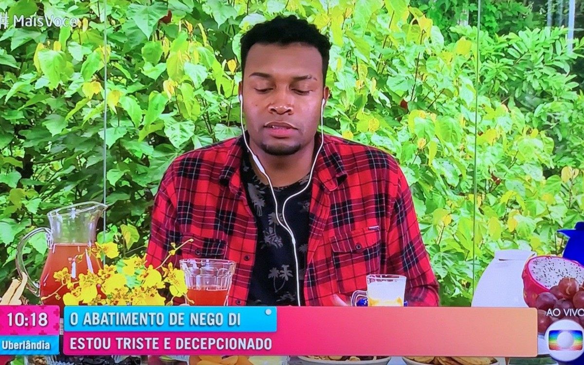 Nego Di participa do 'Mais Você' na manhã desta quarta-feira