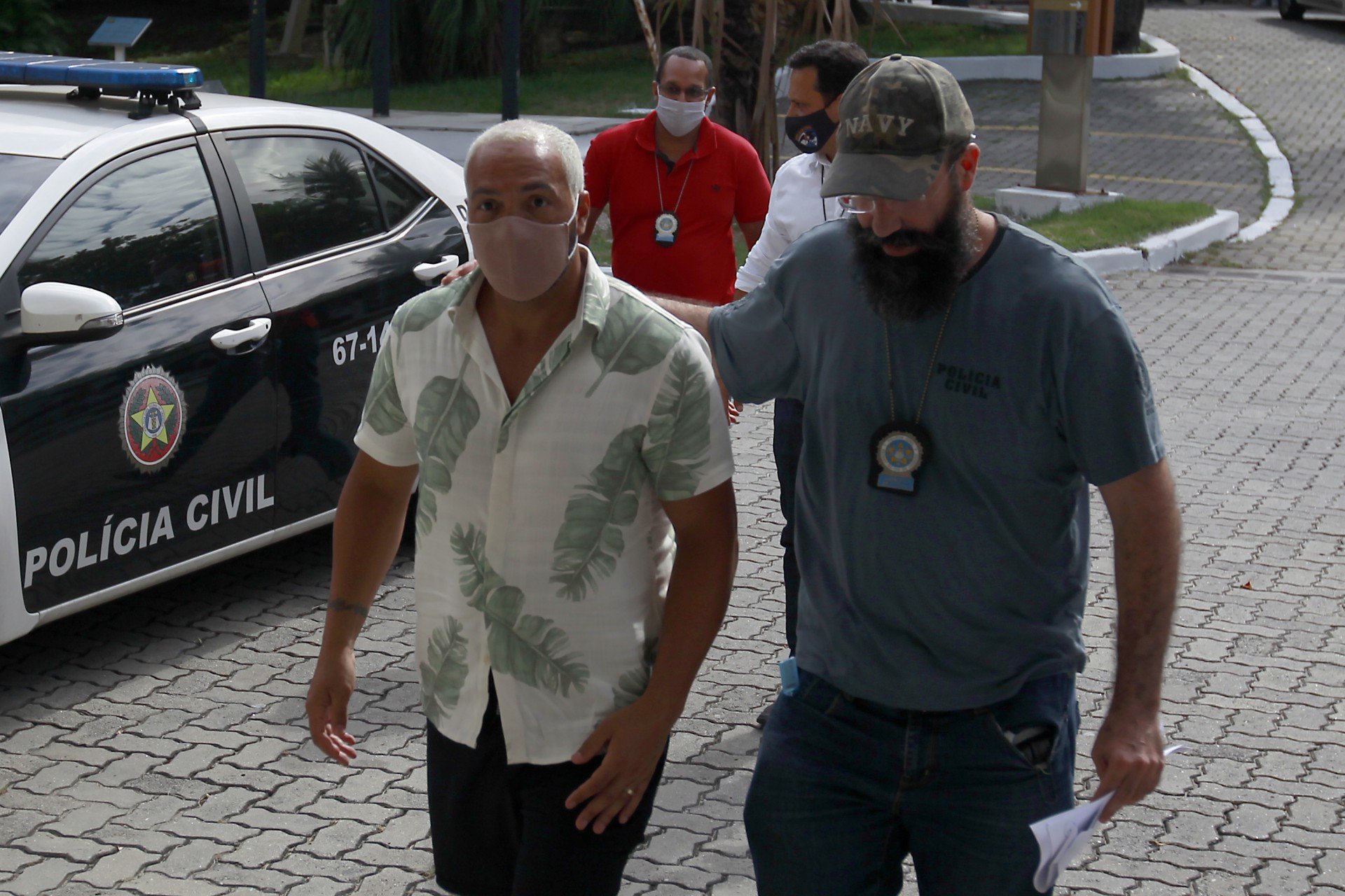 Após ser preso em Angra dos Reis, Belo foi levado para a Cidade da Polícia, onde prestou depoimento - Luciano Belford