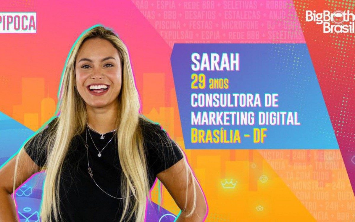 Sarah,  BBB21, big brother brasil