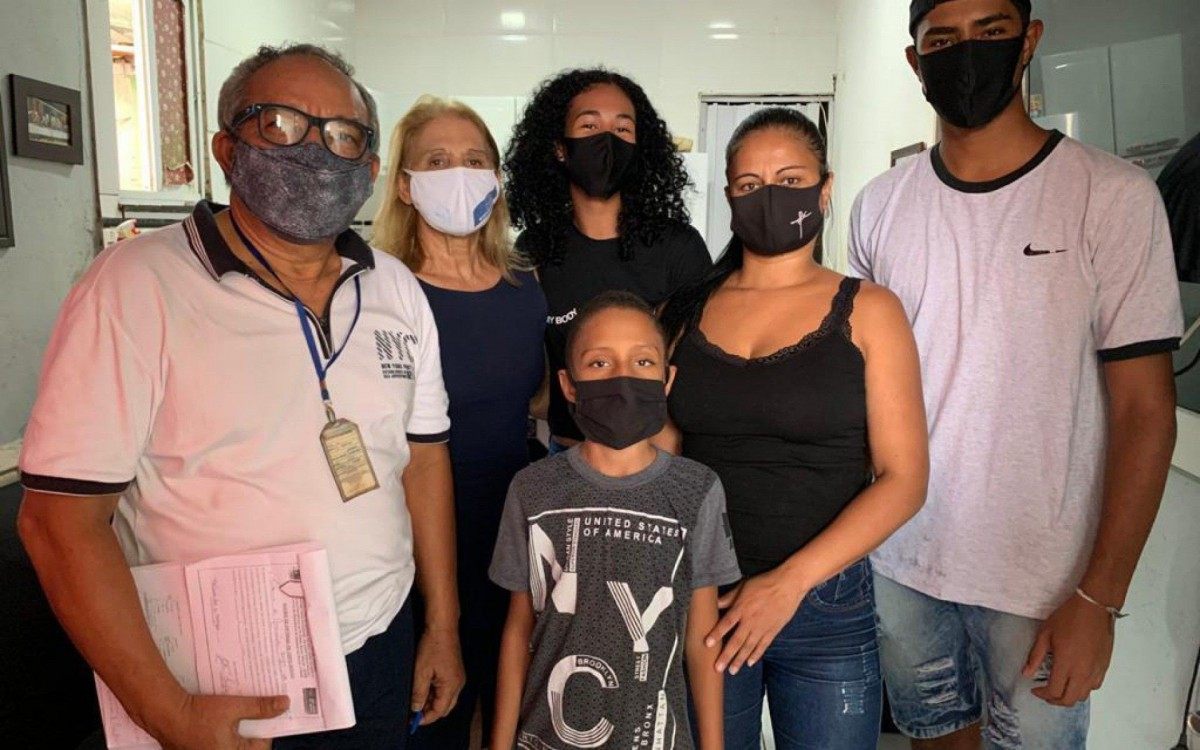 Família assistida pelo Serviço de Proteção de Atendimento Integral à Família (PAIF), em Meriti - PMSJM