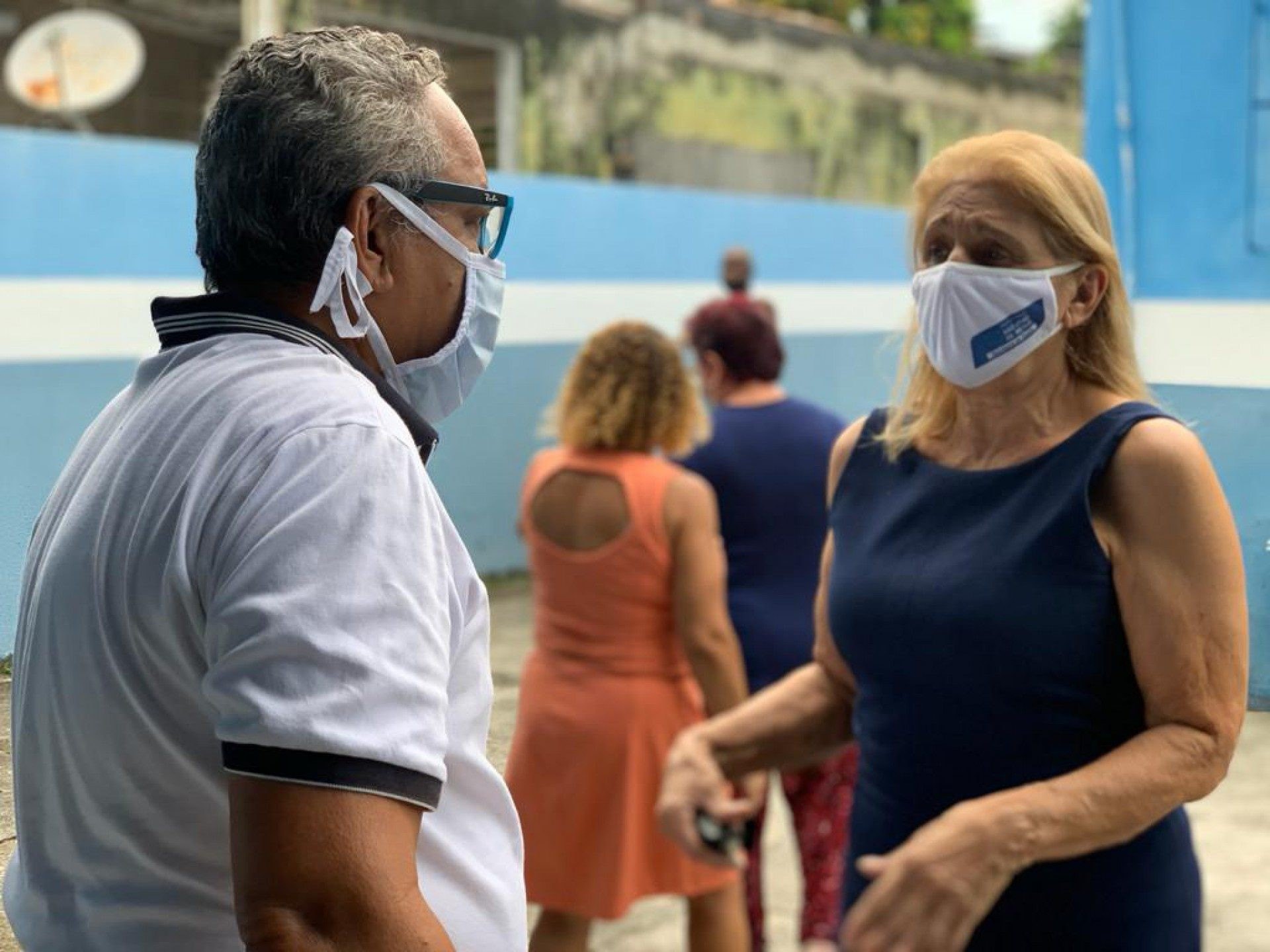 Psic&oacute;logo do CRAS &Eacute;den, e Secret&aacute;ria de Assist&ecirc;ncia Social, Almerinda de Carvalho - PMSJM