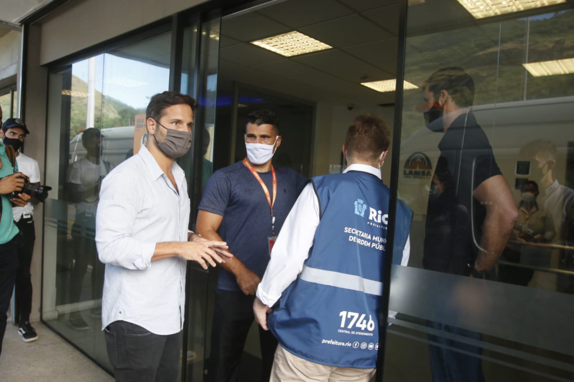 Marcelo Calero, Secretário de Governo e Integridade durante a ação na Lamsa. - Reginaldo Pimenta