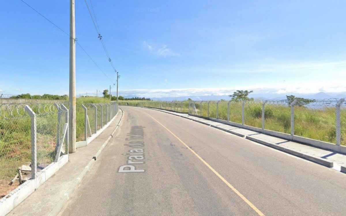 Estrada de acesso a Tubiacanga, na Ilha do Governador - Foto: Reprodução / Google Maps
