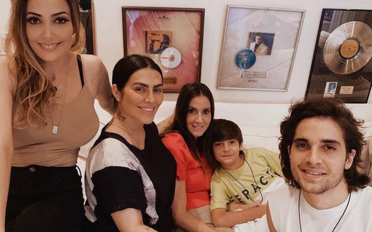 Filhos de F&aacute;bio Jr: Tain&aacute;, Cleo, Krizia, Z&aacute;ion e Fiuk 