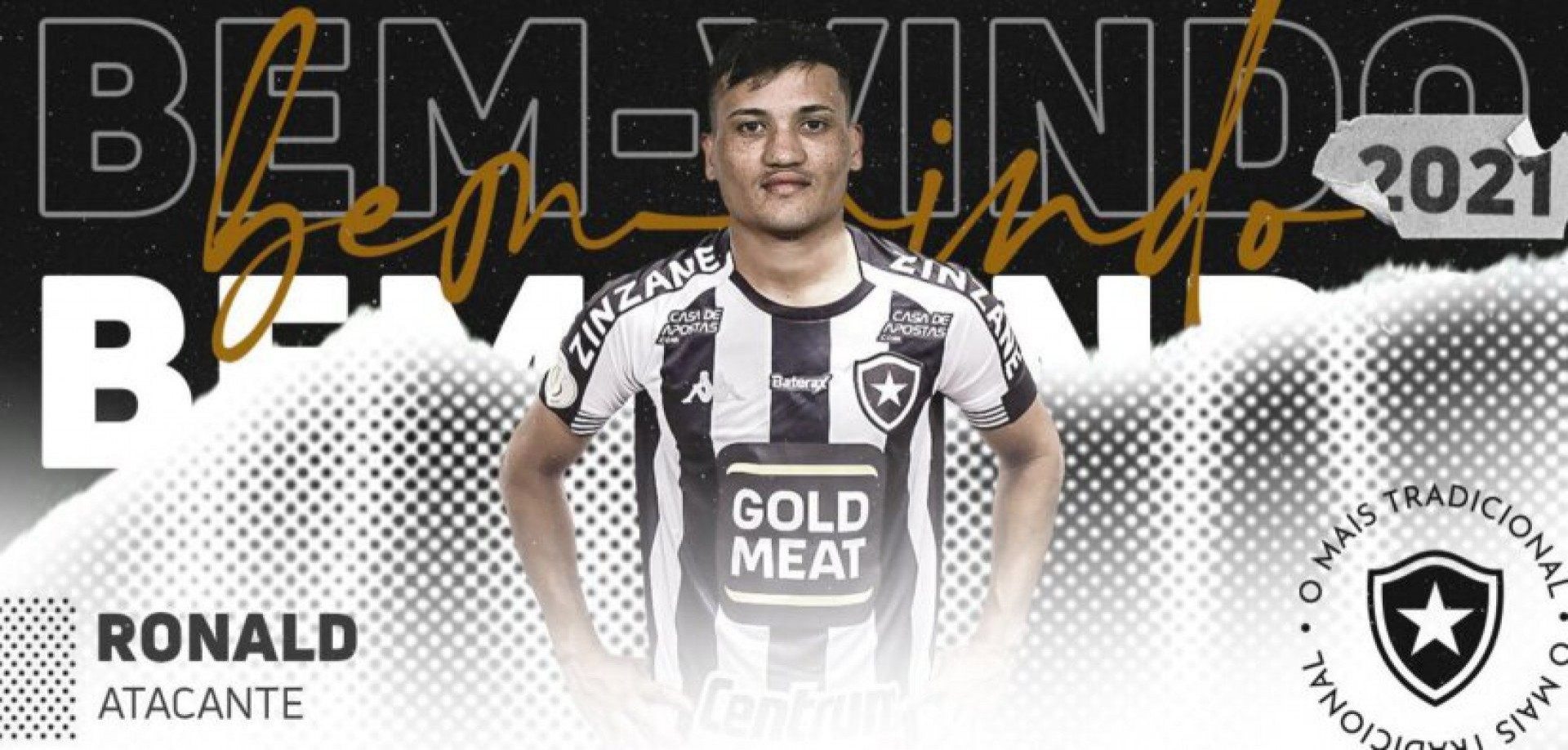 Bonjesuense Ronald refor&ccedil;a o Botafogo para temporada 2021