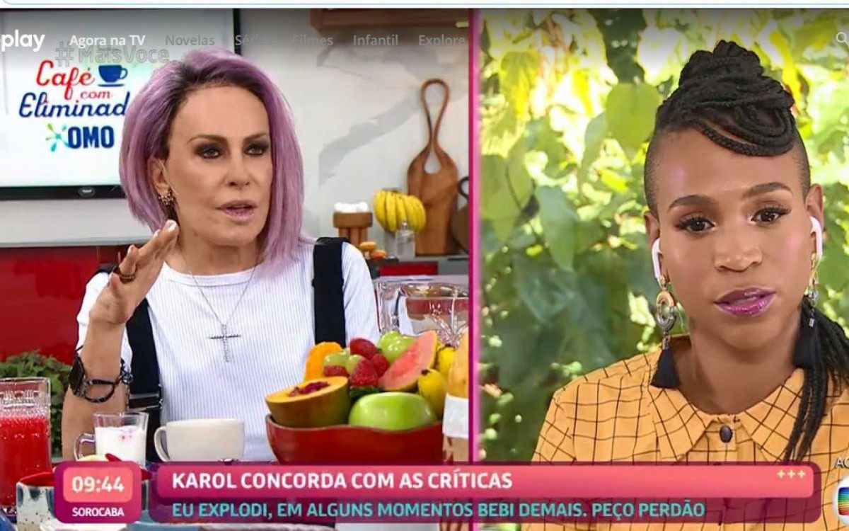 Karol Conk&aacute; participa do 'Mais Voc&ecirc;' - Reprodu&ccedil;&atilde;o / TV Globo