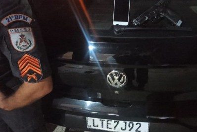 PM prende dois homens por roubo e apreende arma de fogo em Meriti