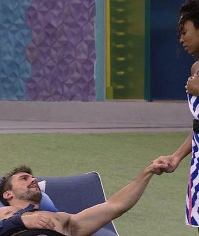 Arthur e Lumena - Reprodução/Globo