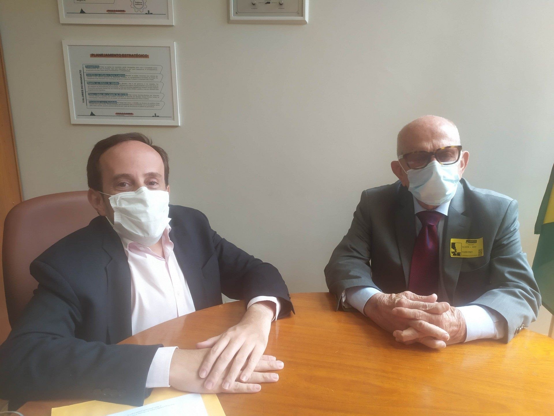 Reuni&atilde;o na C&acirc;mara dos Deputados. - Foto: divulga&ccedil;&atilde;o/PMVS