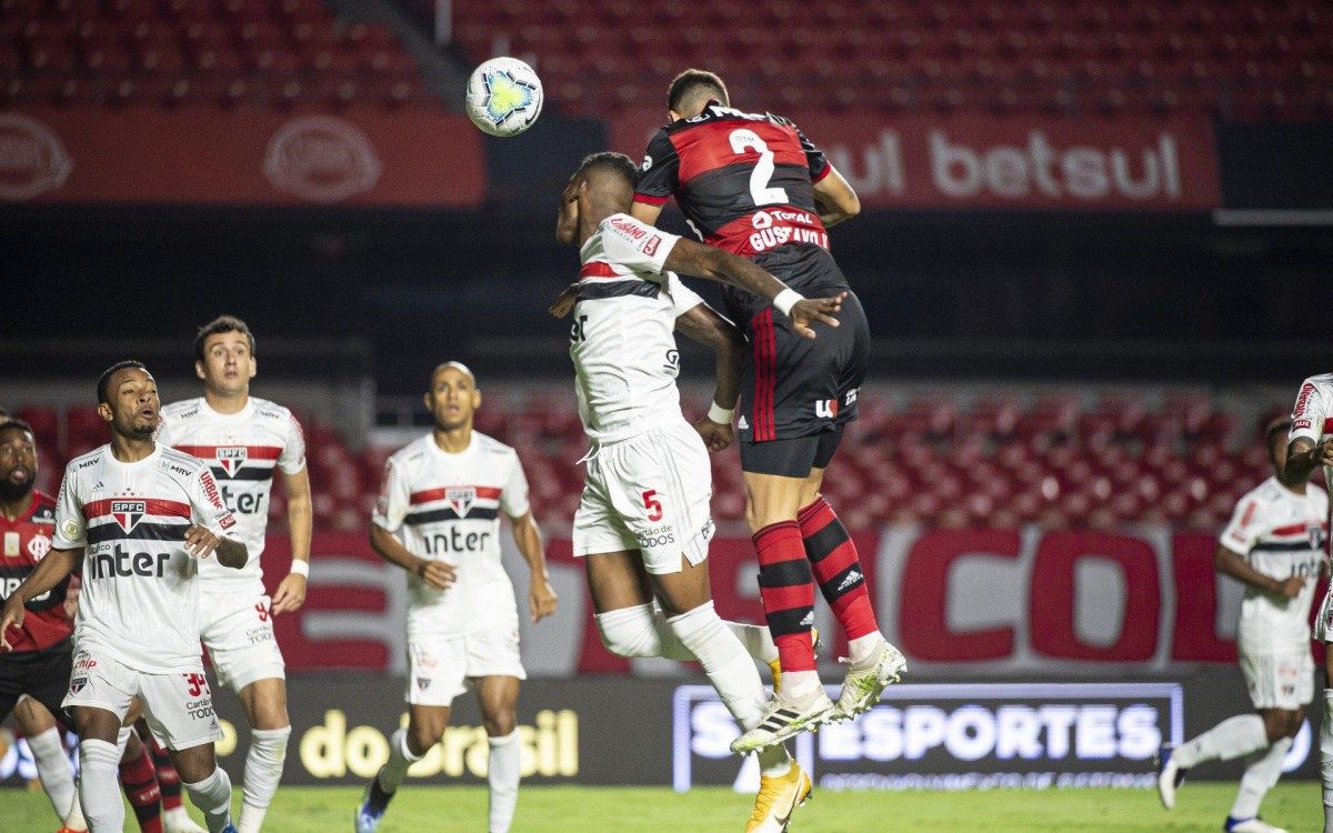 Flamengo X São Paulo - Campeonato Brasileiro - 25-02-2021 - Foto - Alexandre Vidal - Flamengo
Foto: Alexandre Vidal / Flamengo