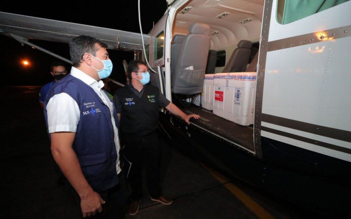 Vacinas contra a covid-19 chegam no Amazonas - Divulgação