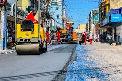 Secretaria de Serviços Públicos realiza pavimentação e melhorias em diversos bairros de Meriti