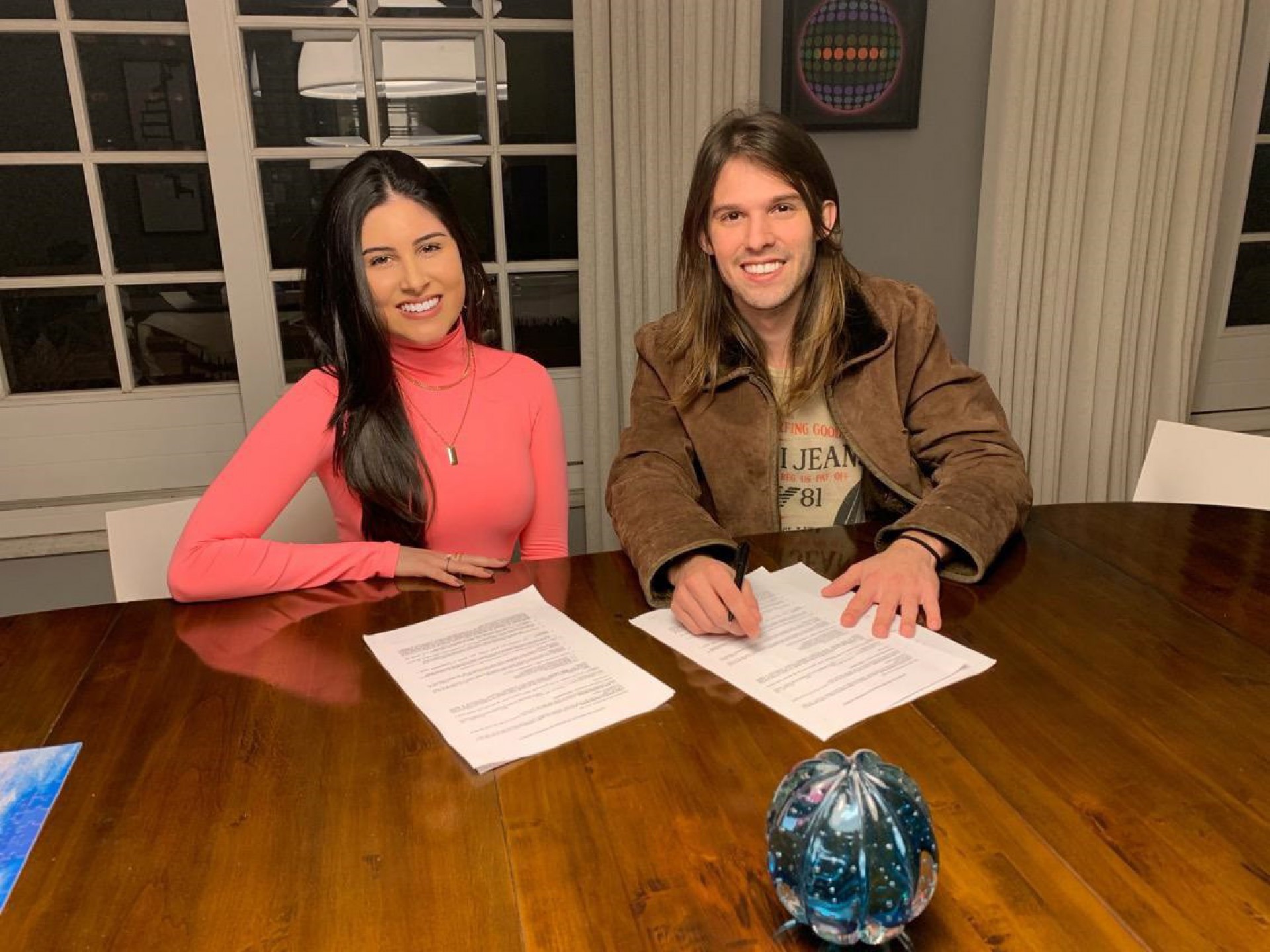 Dudu Surita, filho do Emilio do Pânico, Manu Cabanas - divulgação